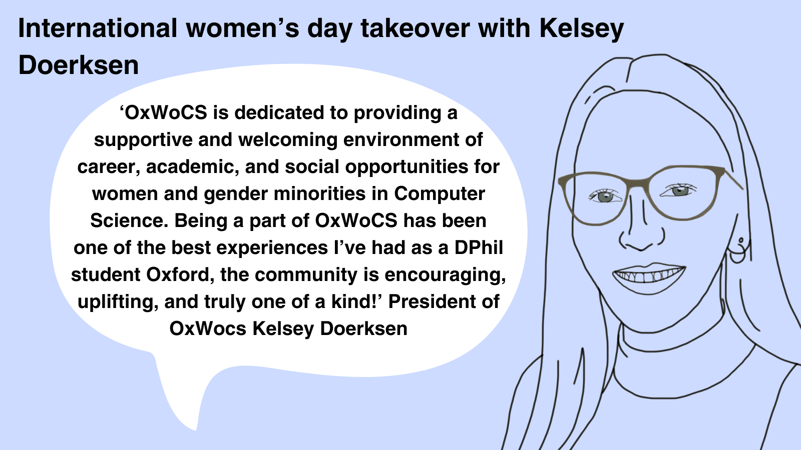 International women's day takeover with Kelsey Doerksen